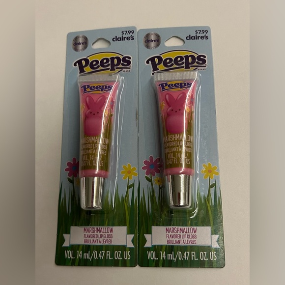 Claire's Other - New 2 Peeps Claire’s Marshmallow Flavored Lip Gloss
